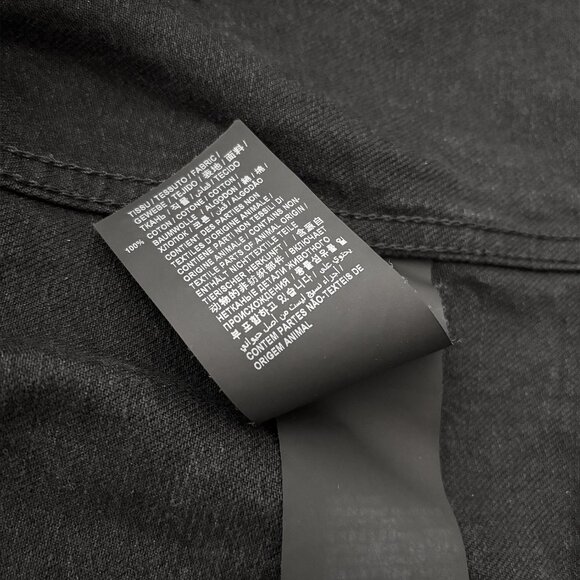 Saint Laurent Classic Denim Jacket Black Size M - Picture 9 of 9